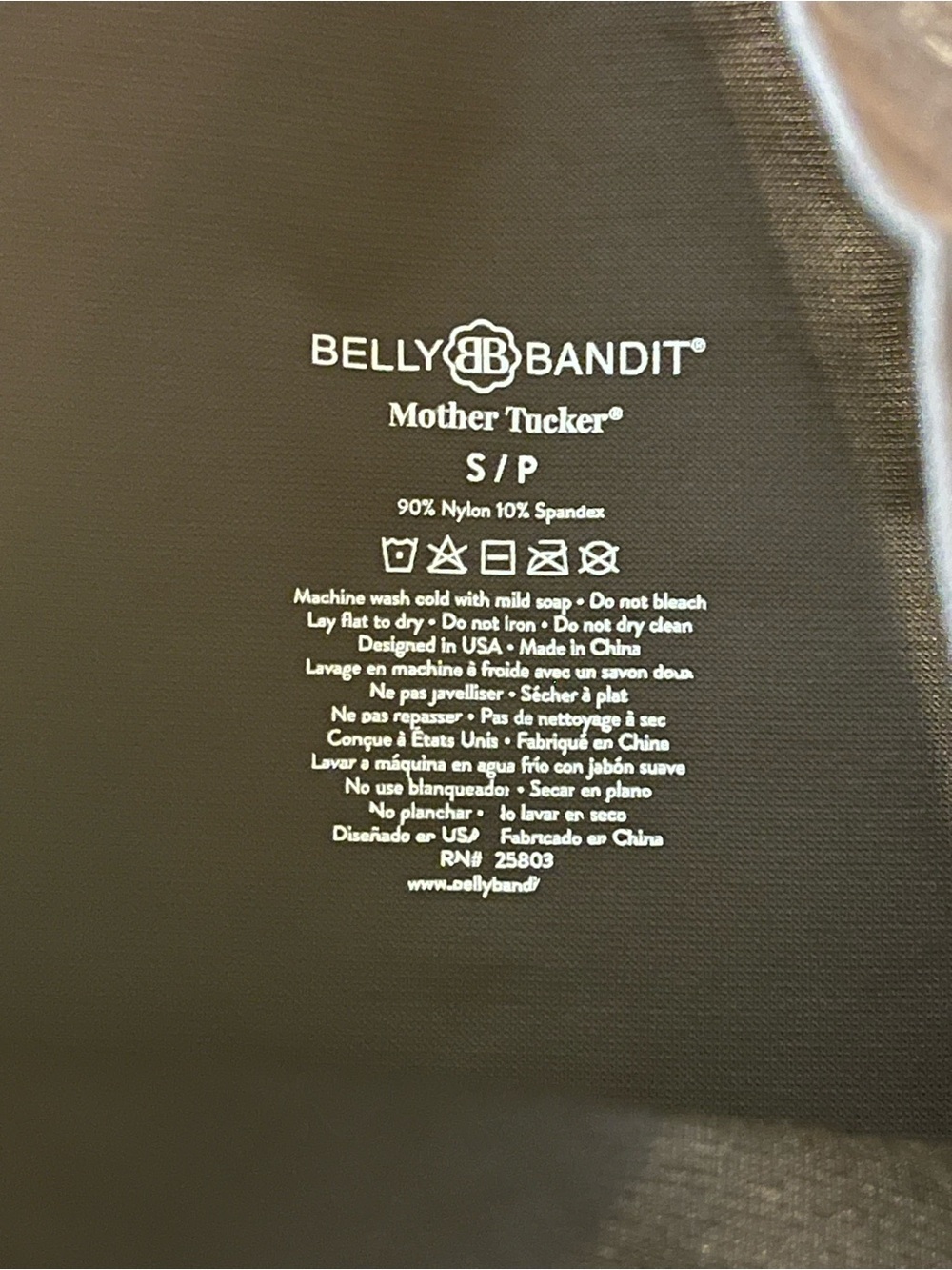 Belly Bandit Mother Tucker® Postpartum Compression Leggings in Black size small - Picture 6 of 7